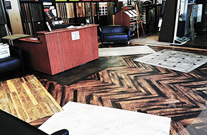 karndean luxury vinyl tile flooring design studio showroom at american carpet wholesalers